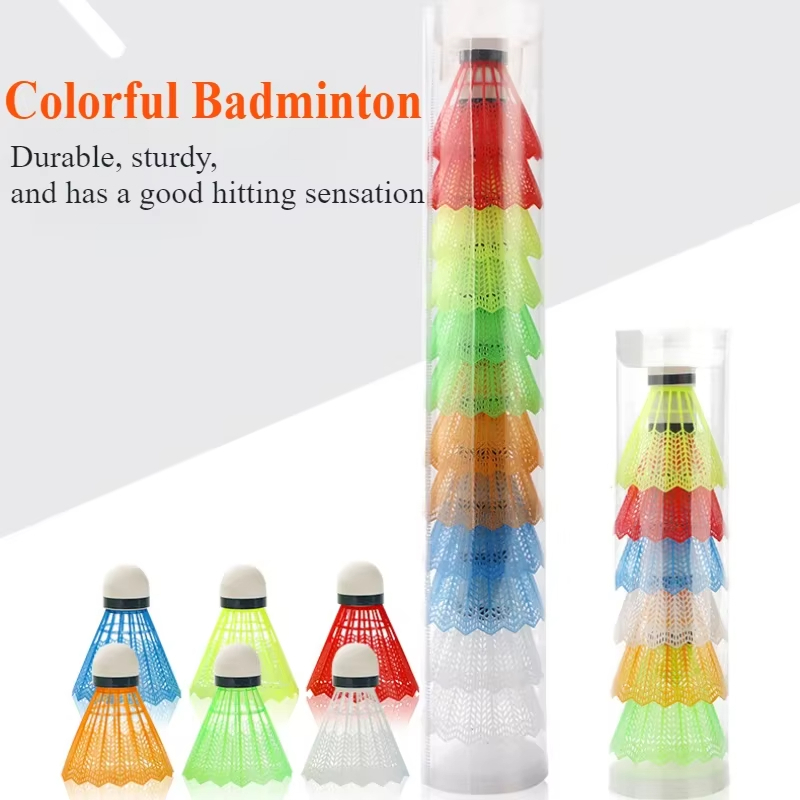 Badminton Nylon Shuttlecock - 12 unidades de volantes de bádminton