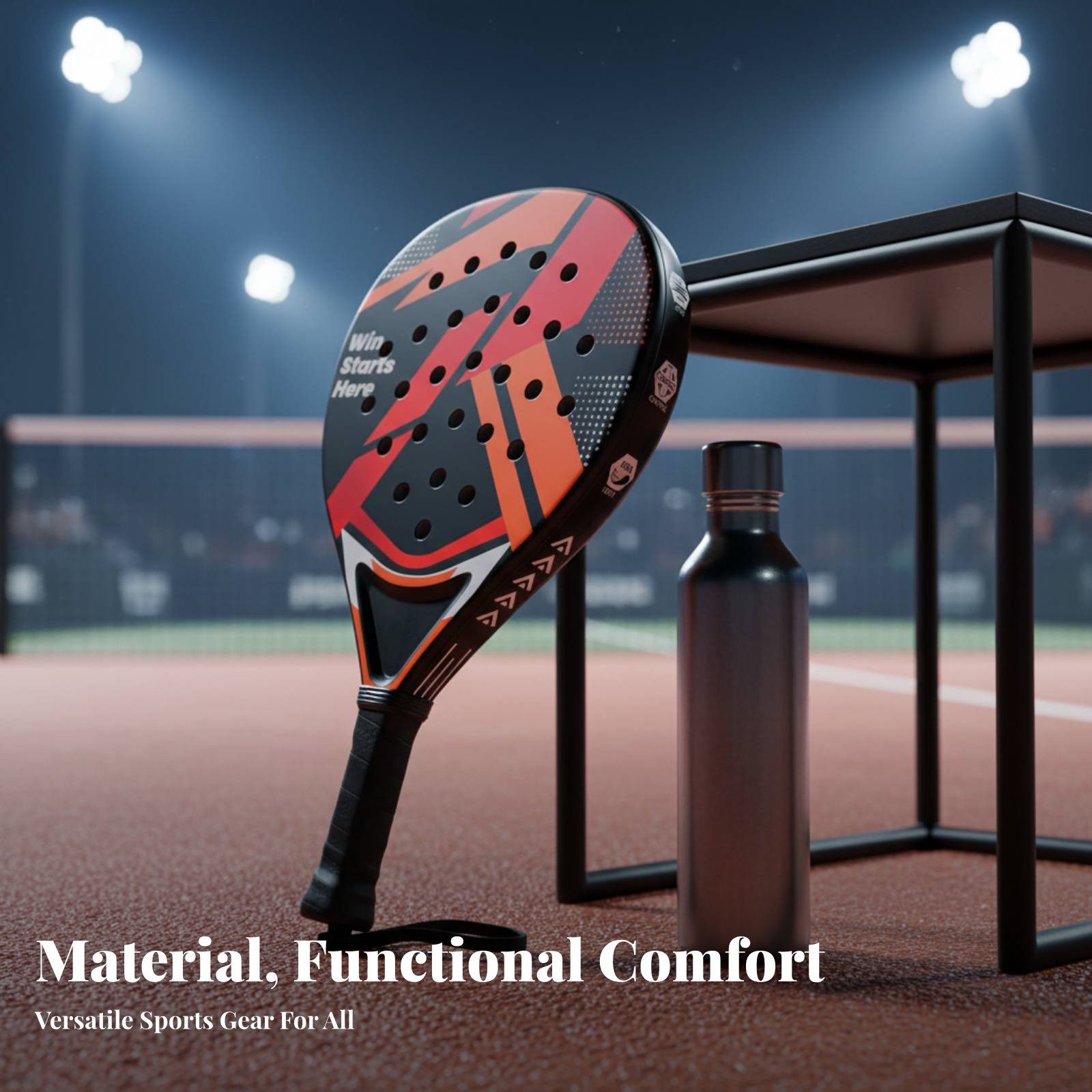 Badminton Player - Raqueta de Pádel con Resorte Fuerte,
