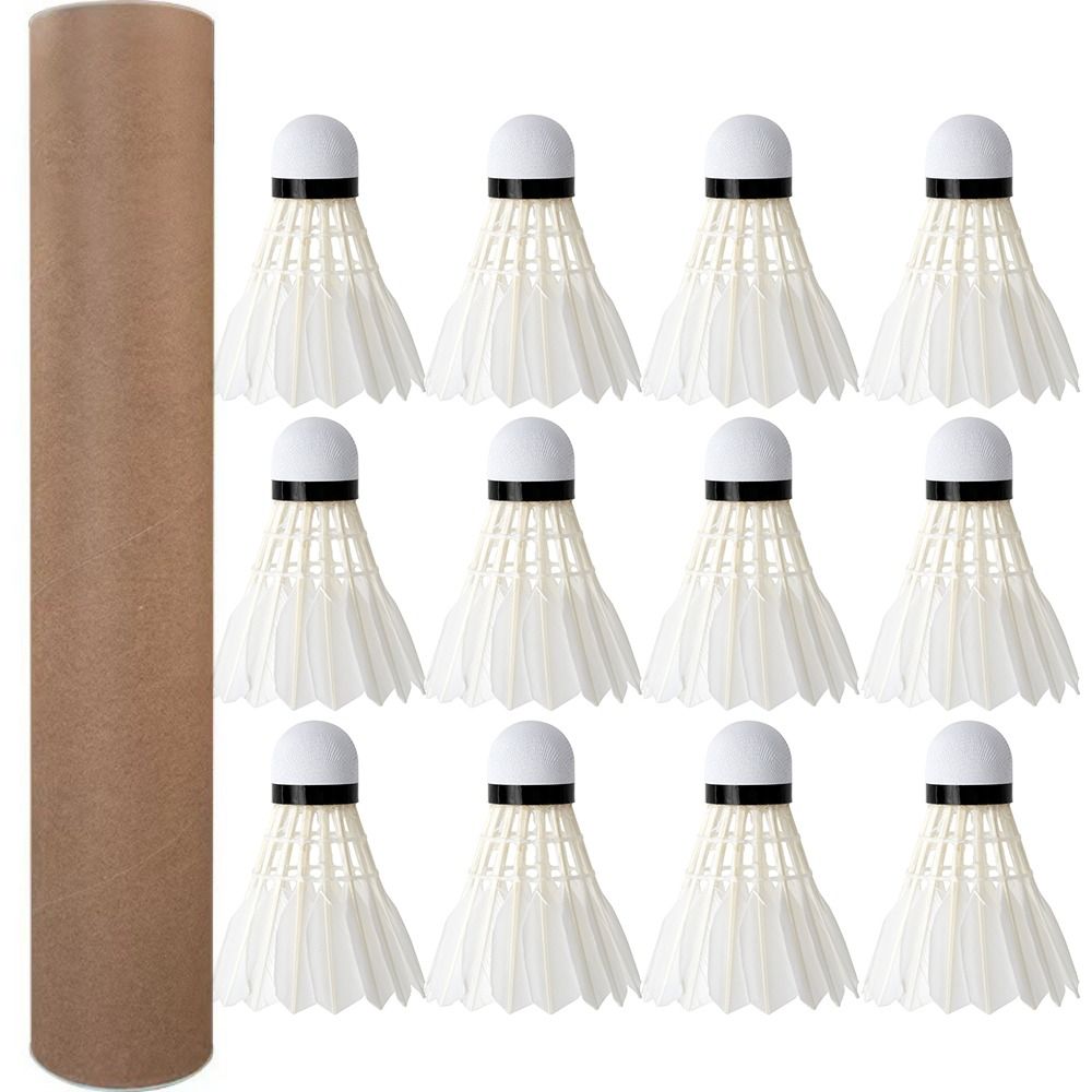 Badminton Nylon Shuttlecock - Volante de bádminton profesional, pluma de