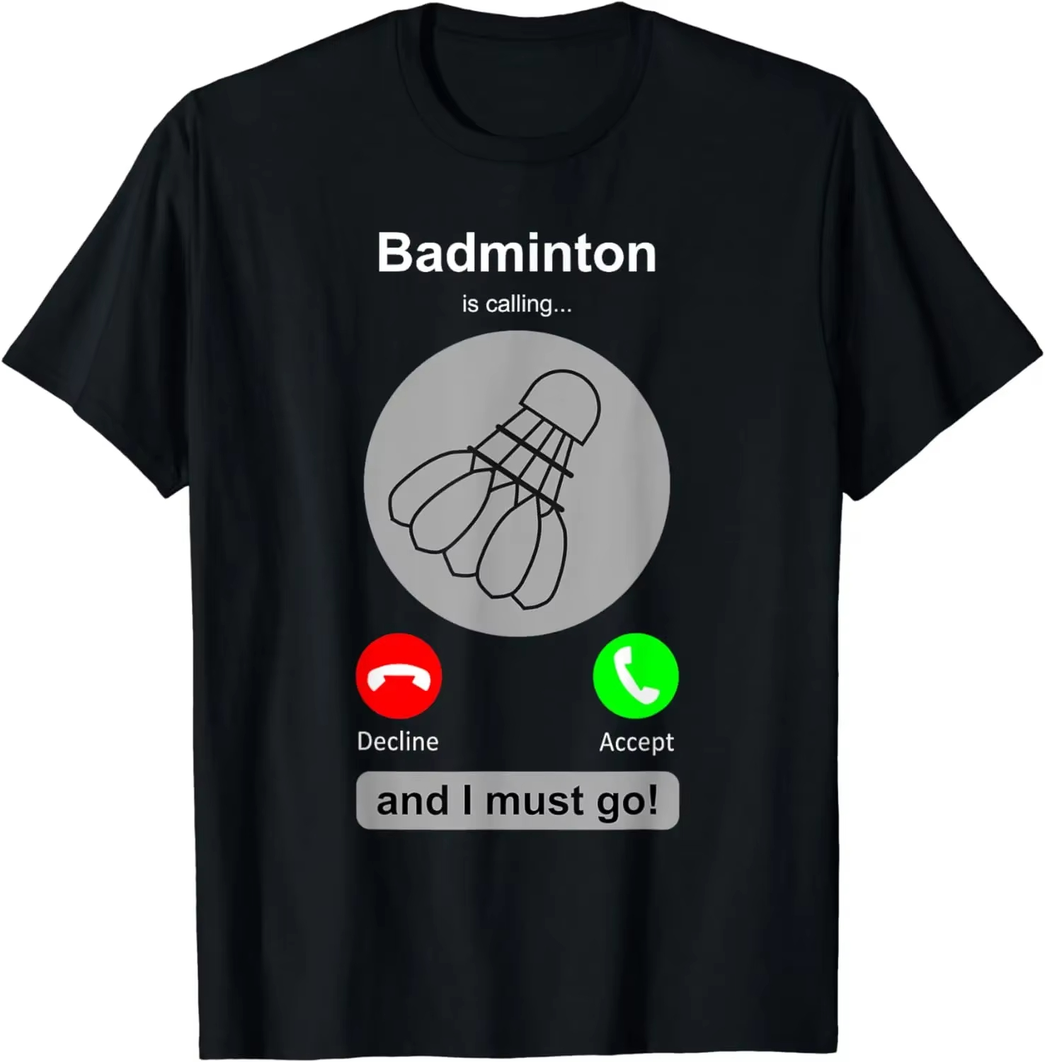 Camiseta divertida de bádminto - Badminton Is Calling reseña y precio