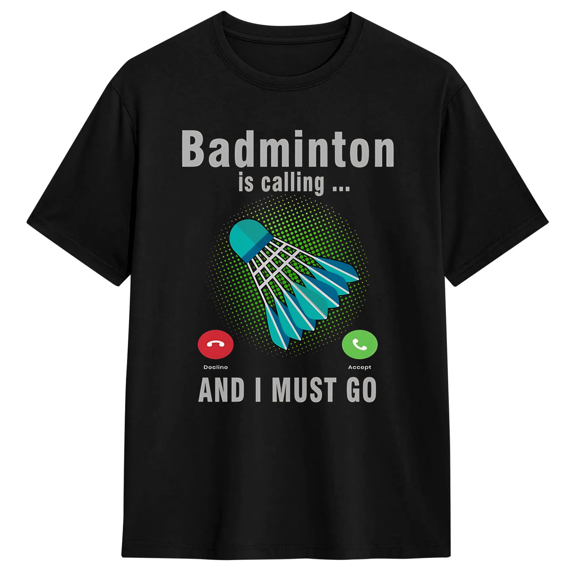 Camiseta para hombre con estam - Badminton Is Calling reseña y precio