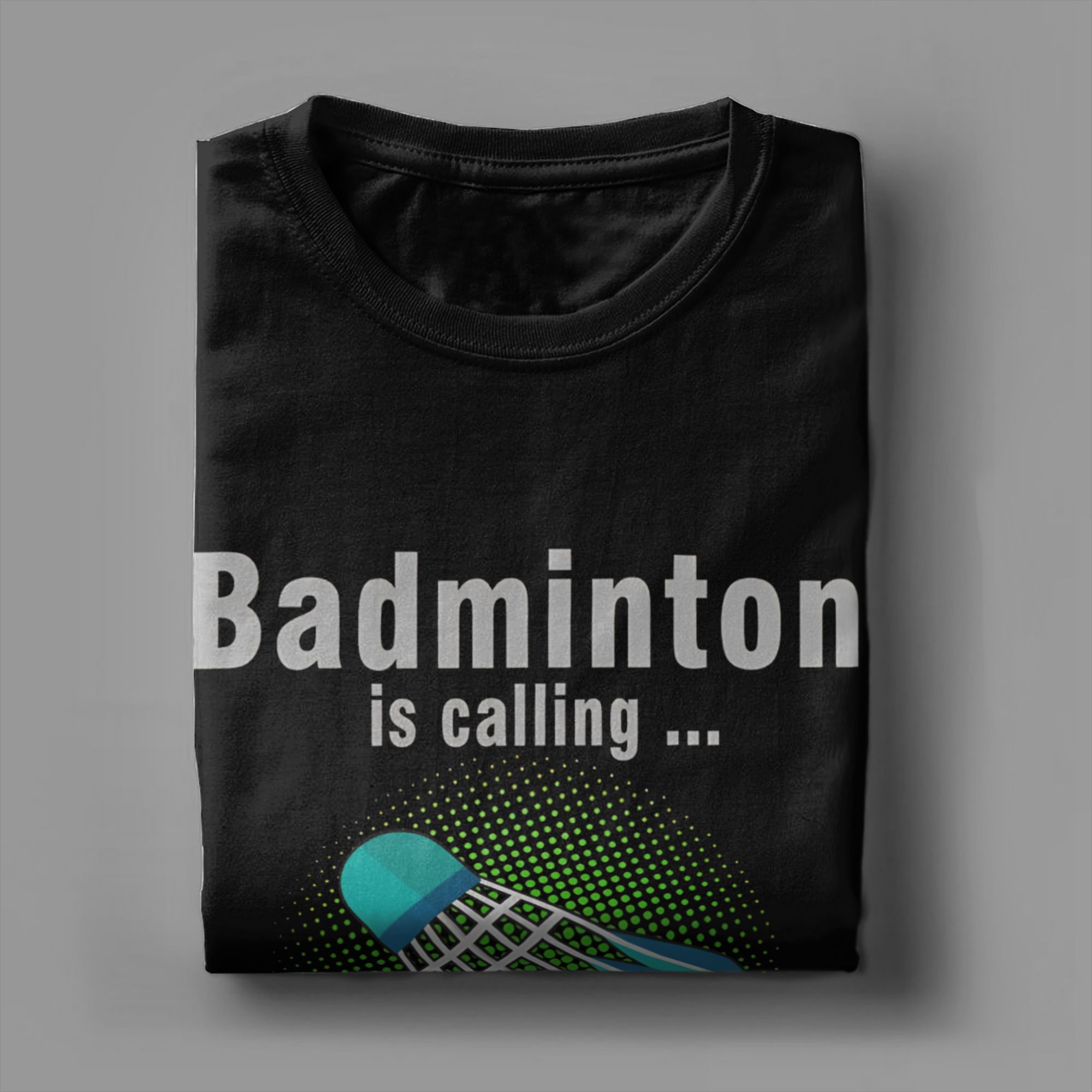 Camiseta para hombre con estam - Badminton Is Calling reseña y precio