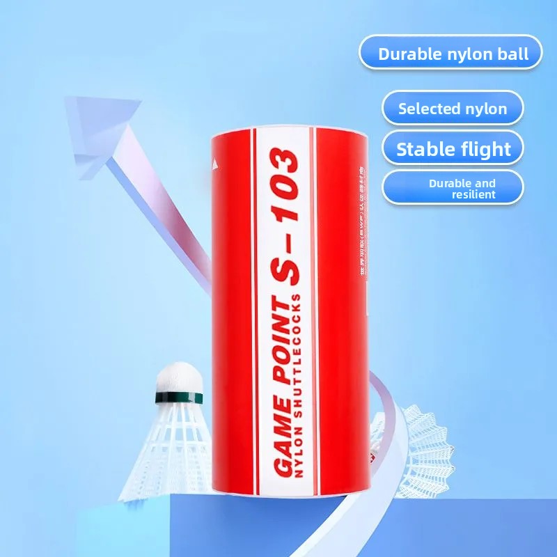1 tubo de 3 unidades de pelota - Badminton Nylon Shuttlecock reseña y precio