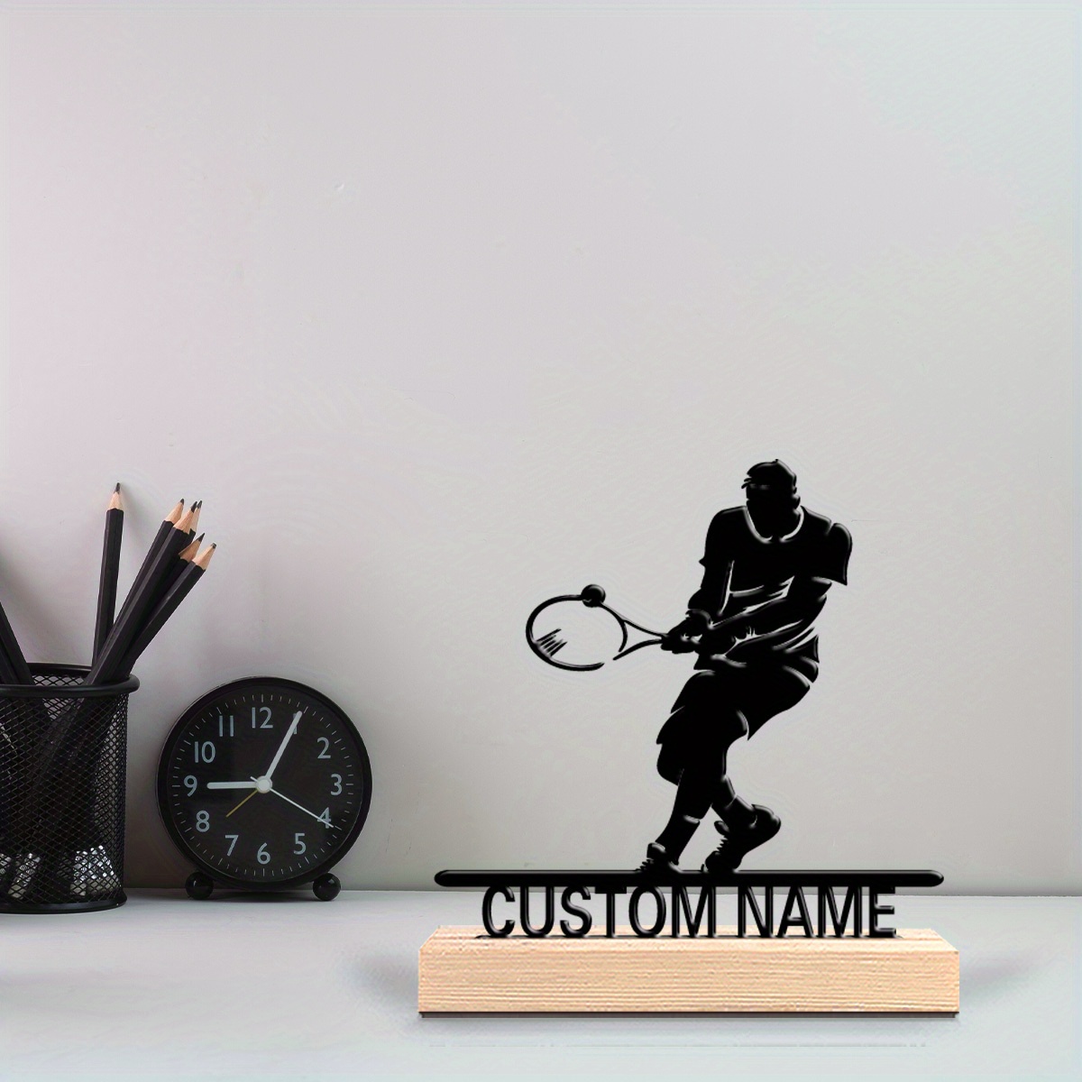 Estatua Metálica Personalizada - Badminton Player reseña y precio