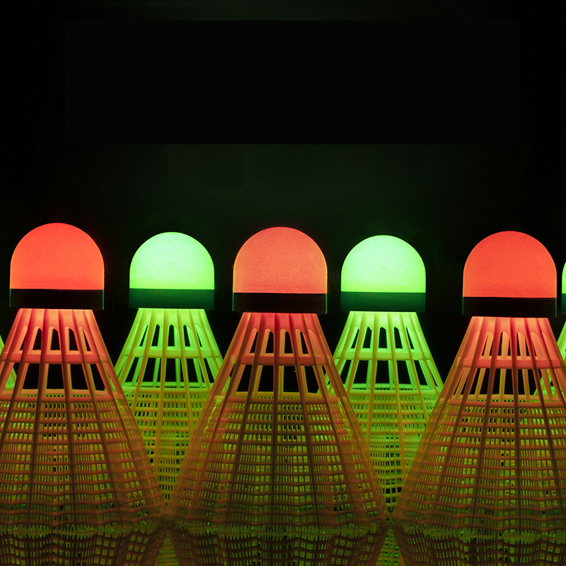 WELKIN-luces LED de noche oscu - Badminton Nylon Shuttlecock reseña y precio
