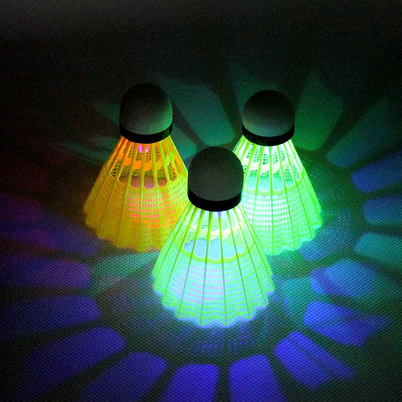 WELKIN-luces LED de noche oscu - Badminton Nylon Shuttlecock reseña y precio